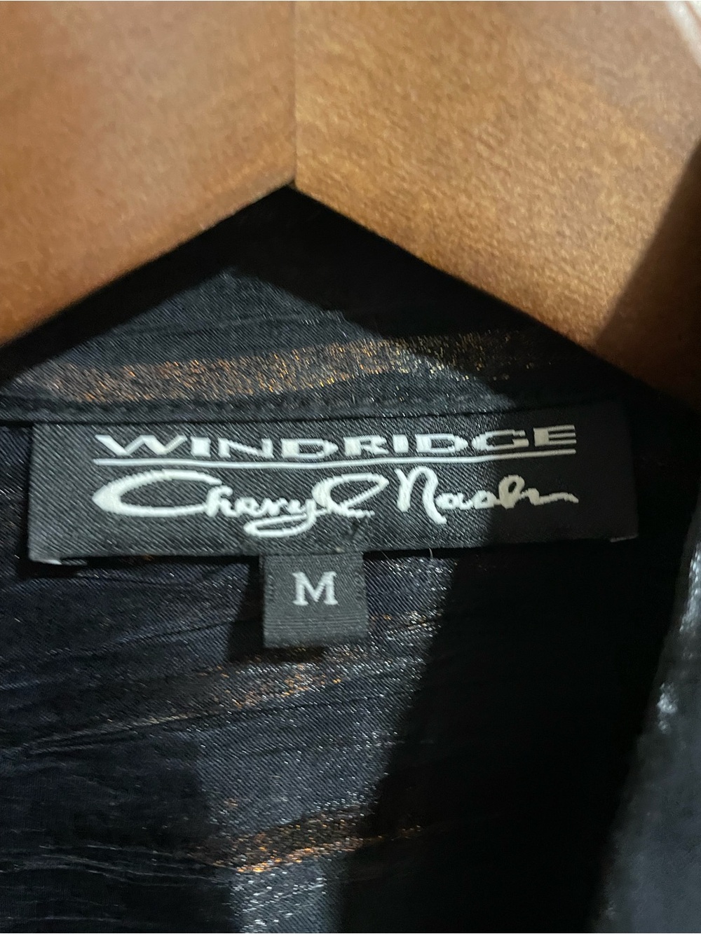 Windridge Black Striped Button-Front Tunic - Picture 3 of 5